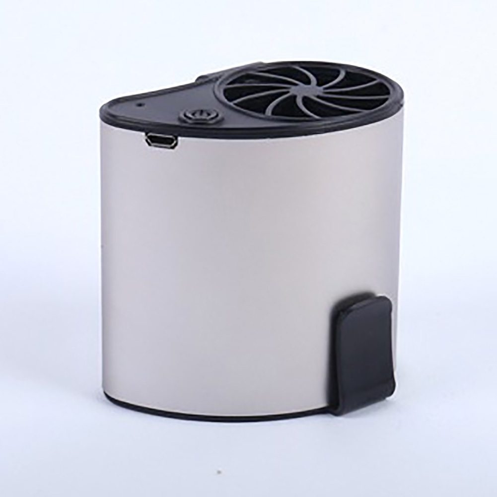 Mobile Air Conditioning Cooler Usb Waist Fan Portable Mini Fan Black Outdoor Portable Fans Home Garden